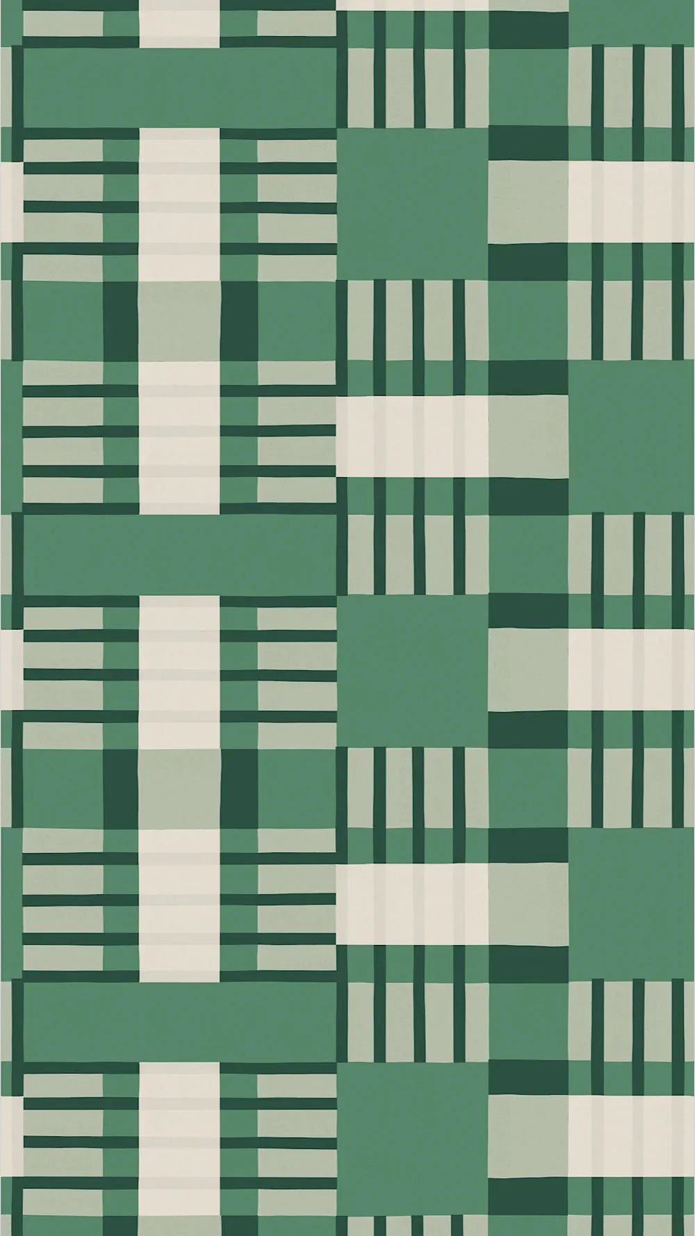 Behangstaal blocks | Groen | Sabine van Vessem