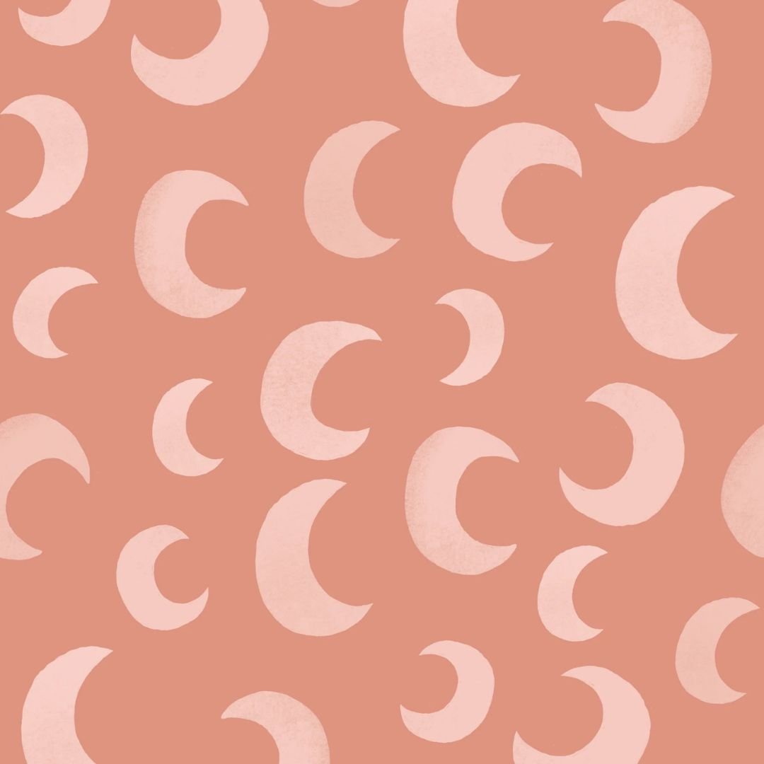 Behang moon | 100 x 270 cm | Petal | Aniek Bartels