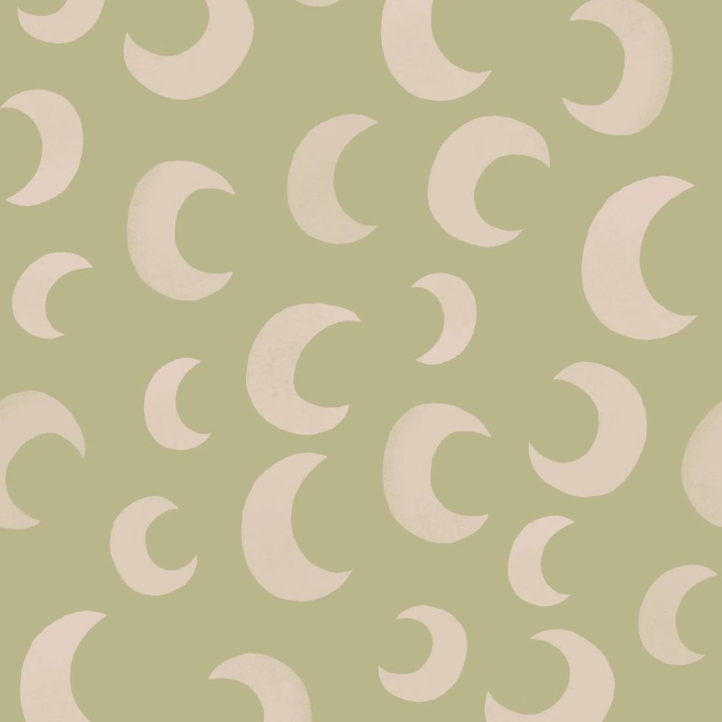 Behang | Moon | 100 x 270 cm | Pistache