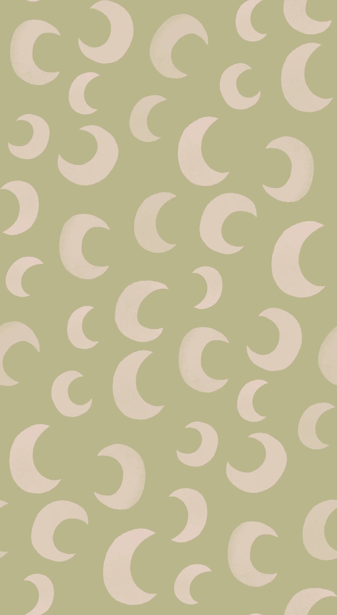Behang | Moon | 100 x 270 cm | Pistache