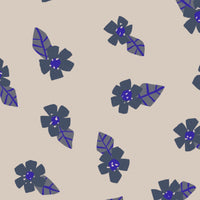 Behang klaprozen | 100 x 320 cm | Zachtgroen | Natural Nord