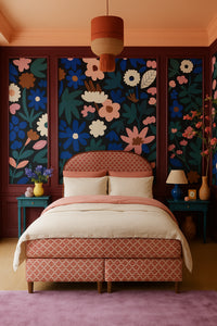 Behang | Flowerplay | 100 x 320 cm | Dark