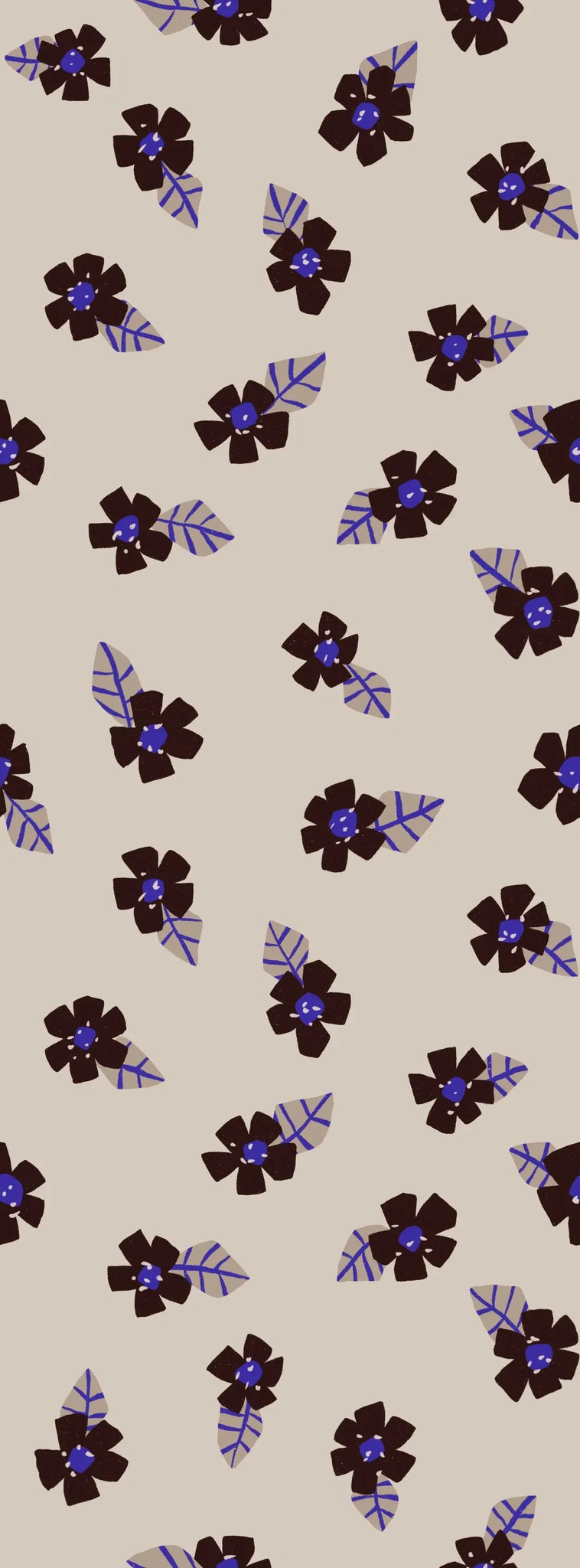 Behang | Poppies | 100 x 320 cm | Light