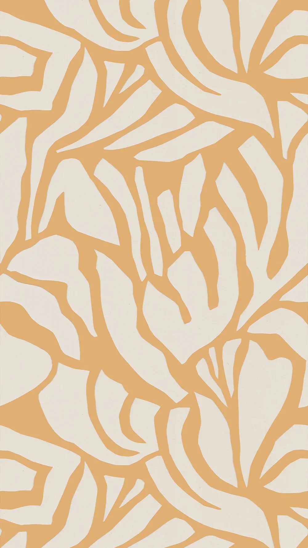 Behang | Flow | 100 x 320 cm | Yellow