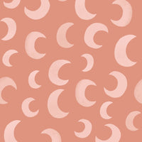 Behang | Moon | 100 x 320 cm | Petal pink