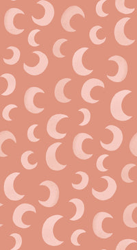Behang | Moon | 100 x 320 cm | Petal pink