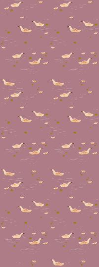 Behangstaal ducks | Mauve | Lotte Dirks