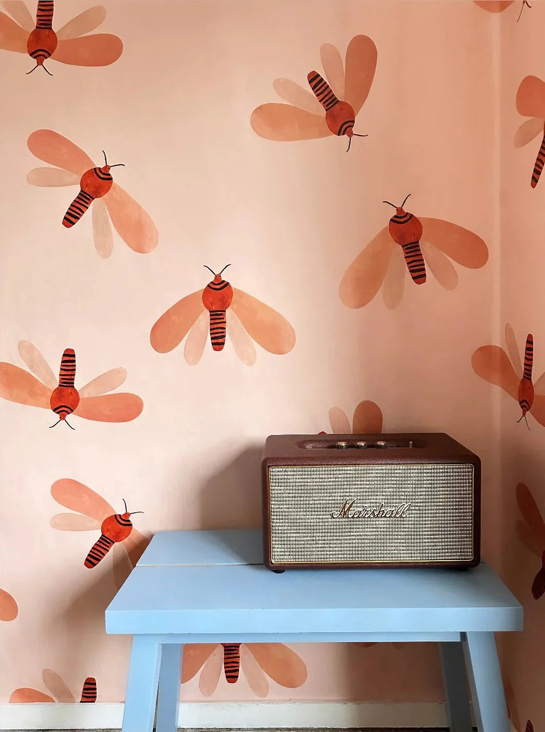 Behangstaal | Moth | Pink