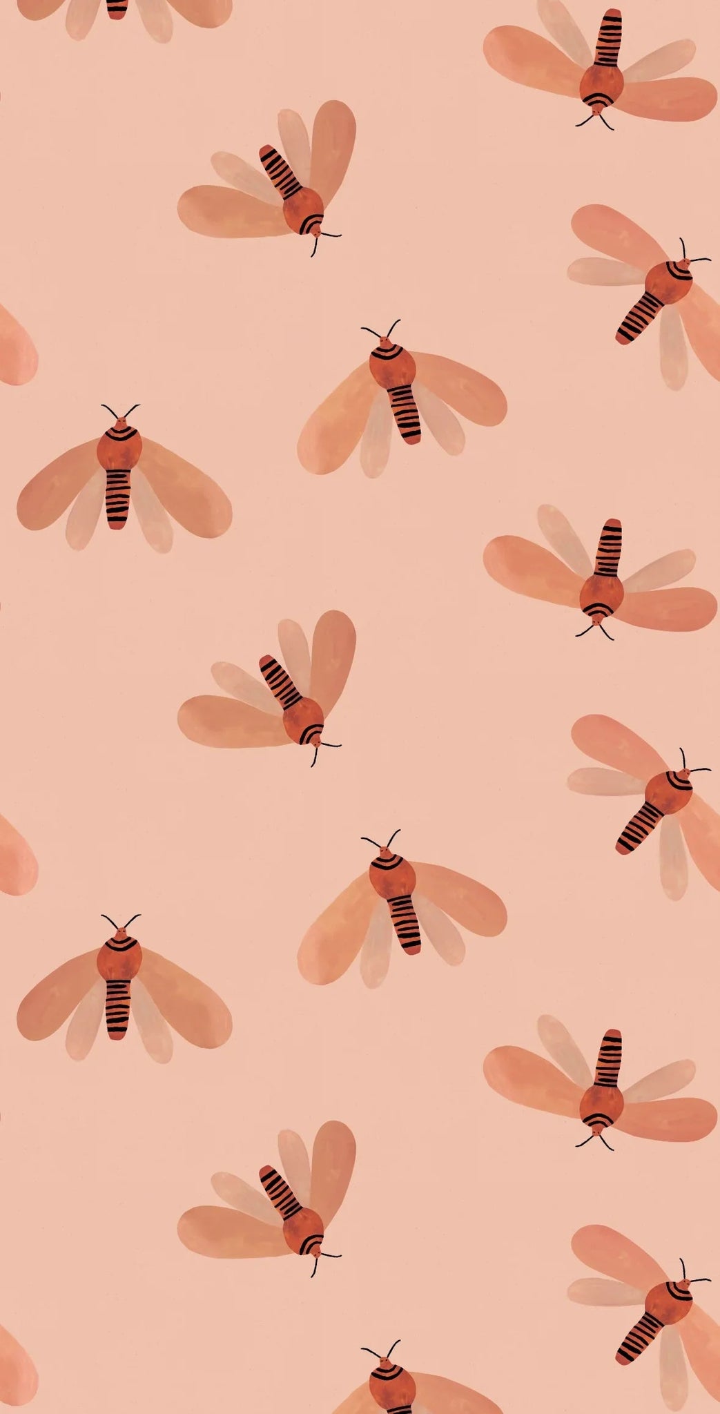 Behangstaal | Moth | Pink
