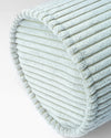 Ribstof rolkussen | Ø 18 x 55 cm | Peppermint green