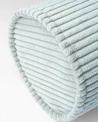 Ribstof rolkussen | Ø 18 x 55 cm | Peppermint green