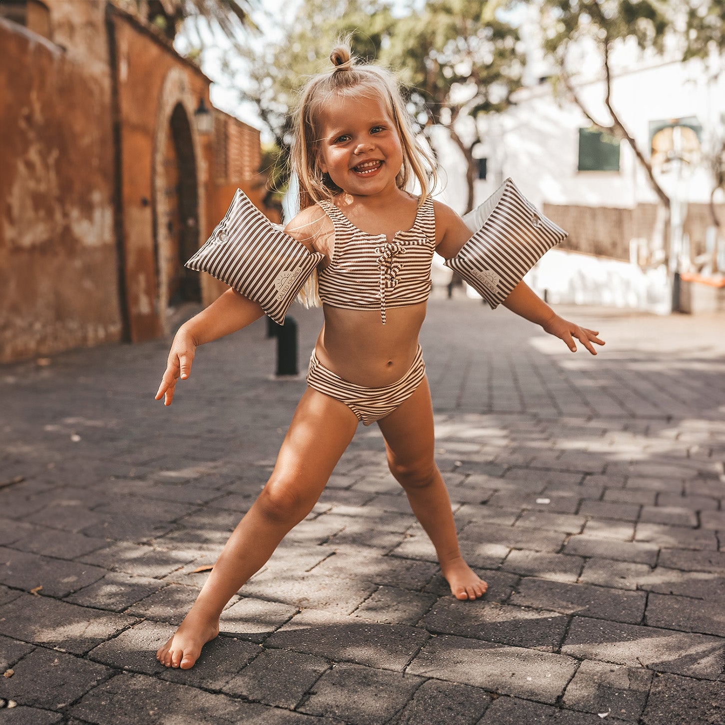 Meisjes bikini Colorfull leaves Meisjes bikini Colorfull leaves