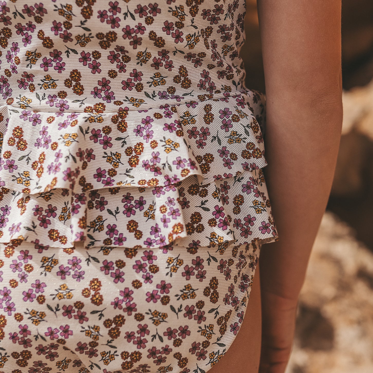 Salted Stories | Badpak voor meisjes | Sparkly flowers