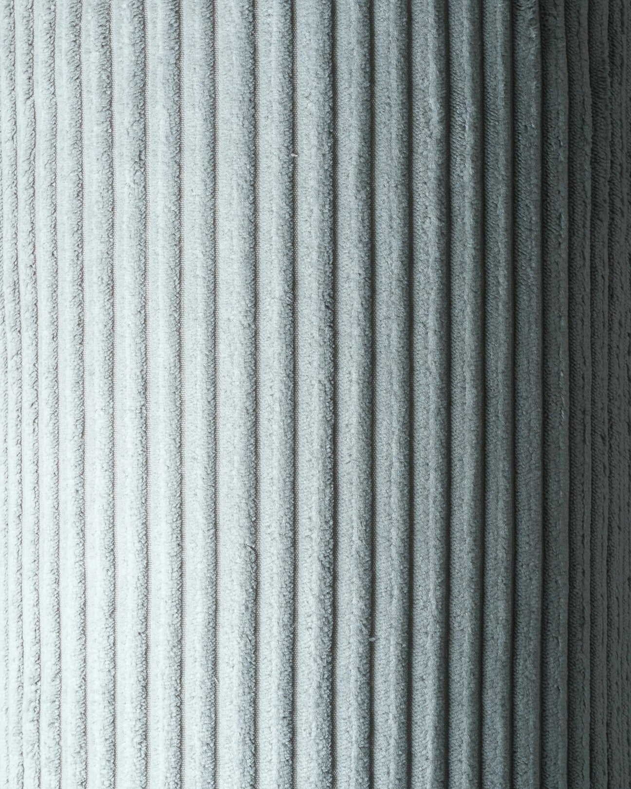 Ribstof poef | 60 x 60 cm | Peppermint green