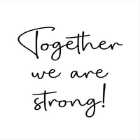 Tegeltje | Together we are strong