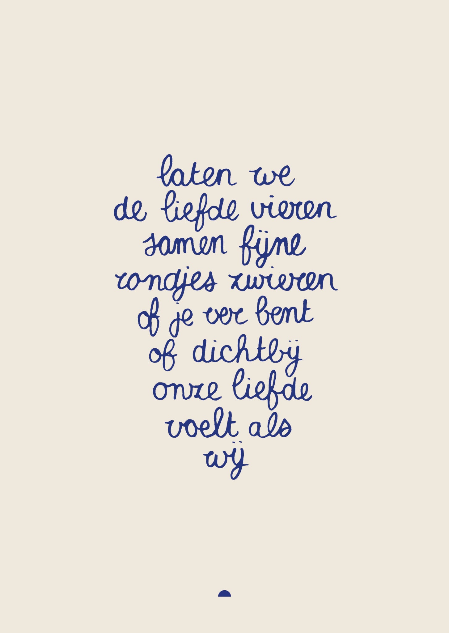Enkele kaart met envelop | De liefde vieren