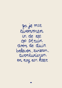 Wenskaart | Ga je mee | A6
