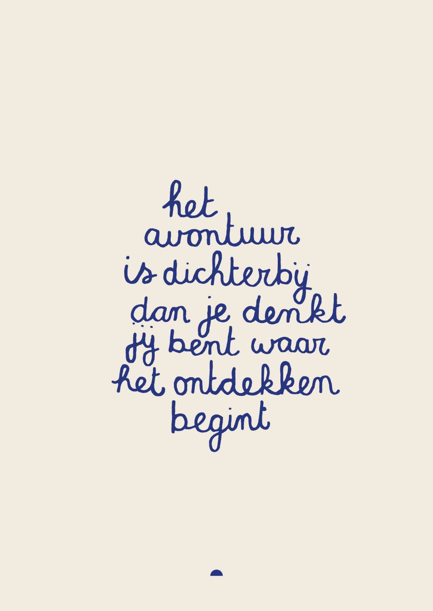Enkele kaart met envelop | Avontuur