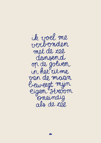 Wenskaart | Verbonden met de zee | A6
