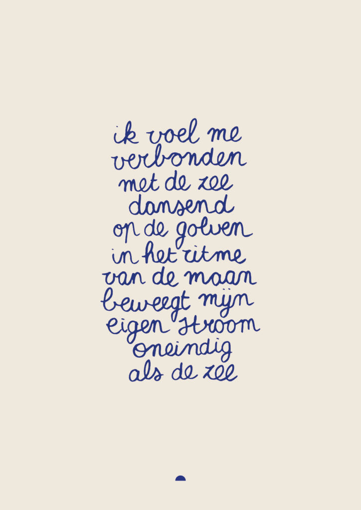 Wenskaart | Verbonden met de zee | A6