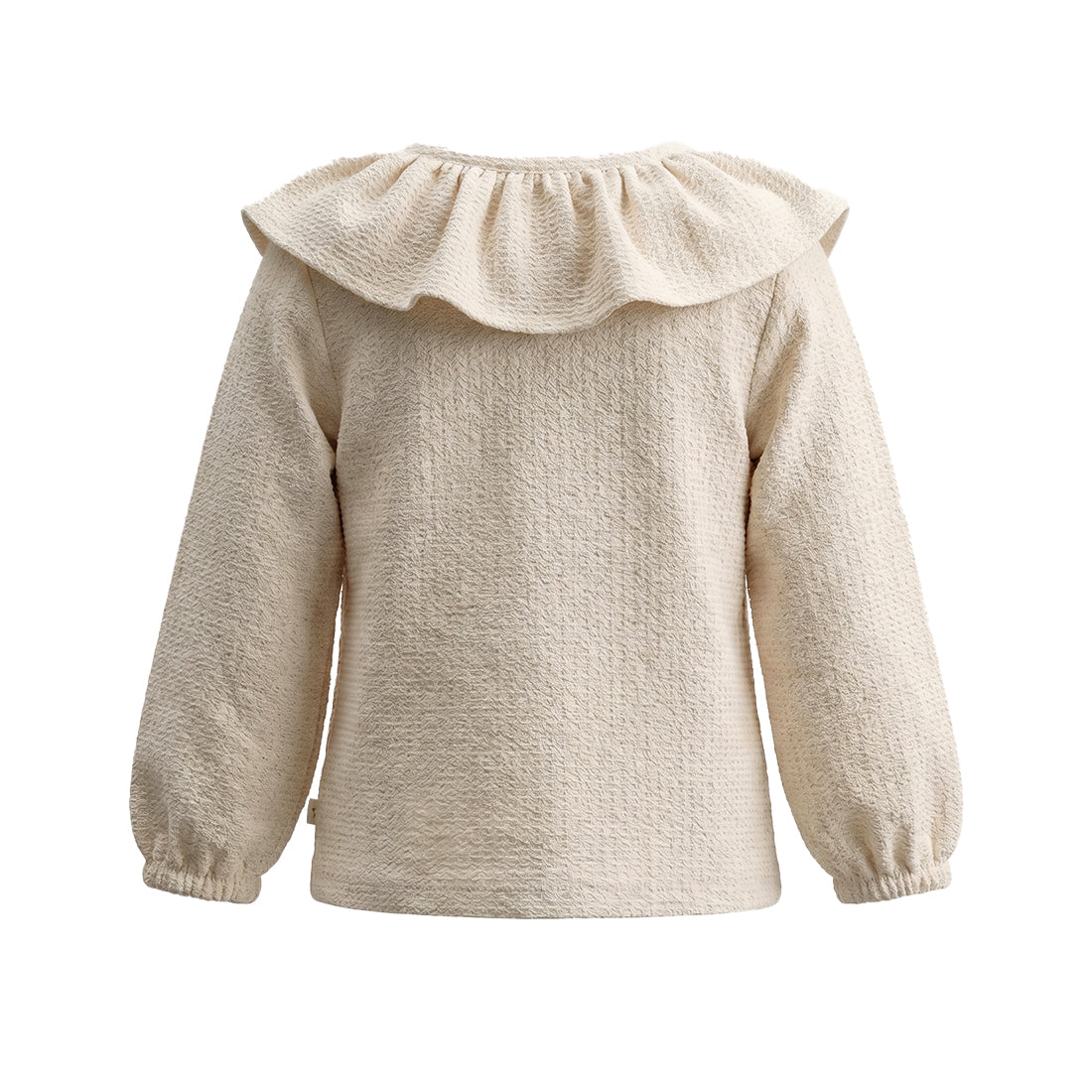 Pre-order | Mini jacquard | Ruffle collar longsleeve