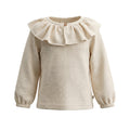 Pre-order | Mini jacquard | Ruffle collar longsleeve