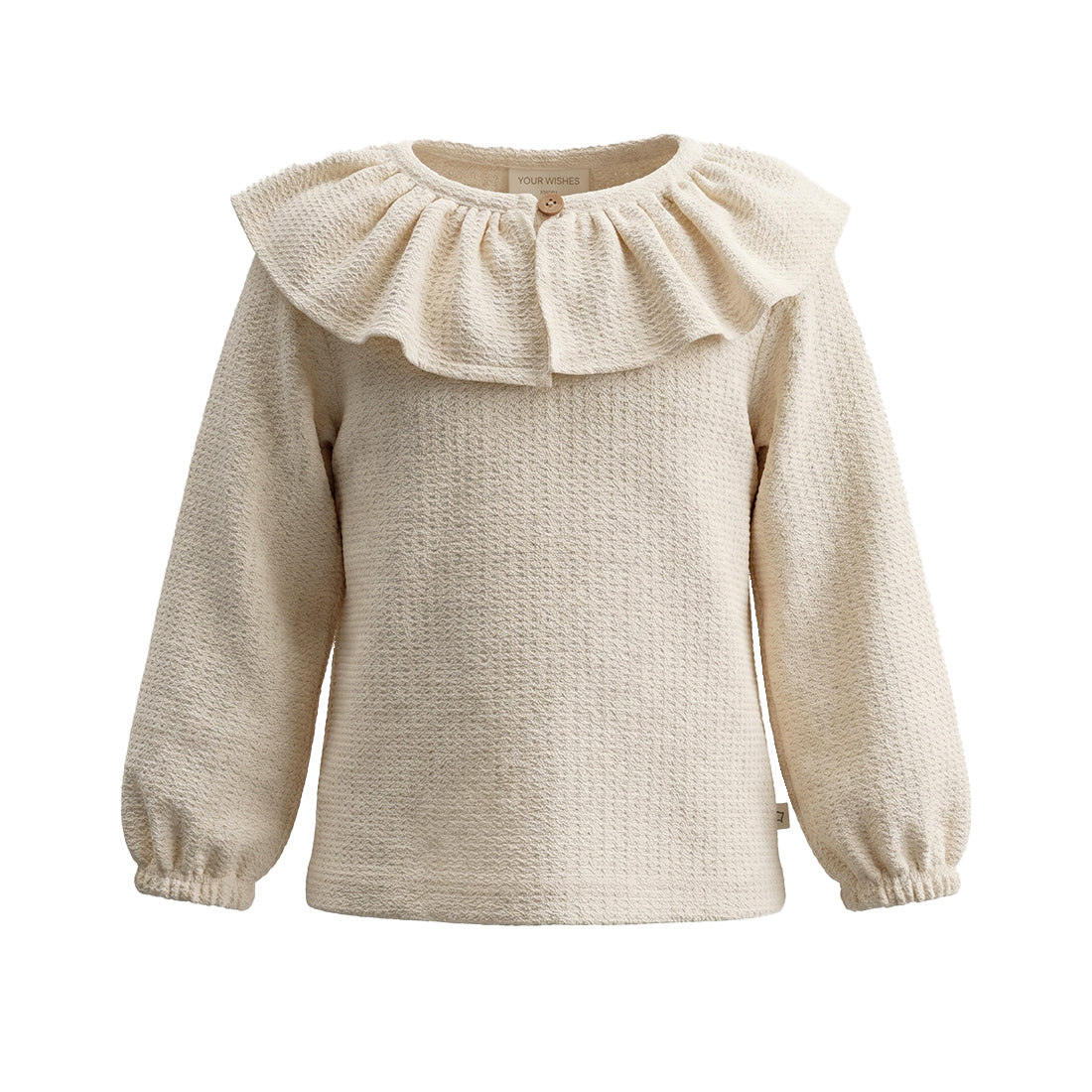 Pre-order | Mini jacquard | Ruffle collar longsleeve