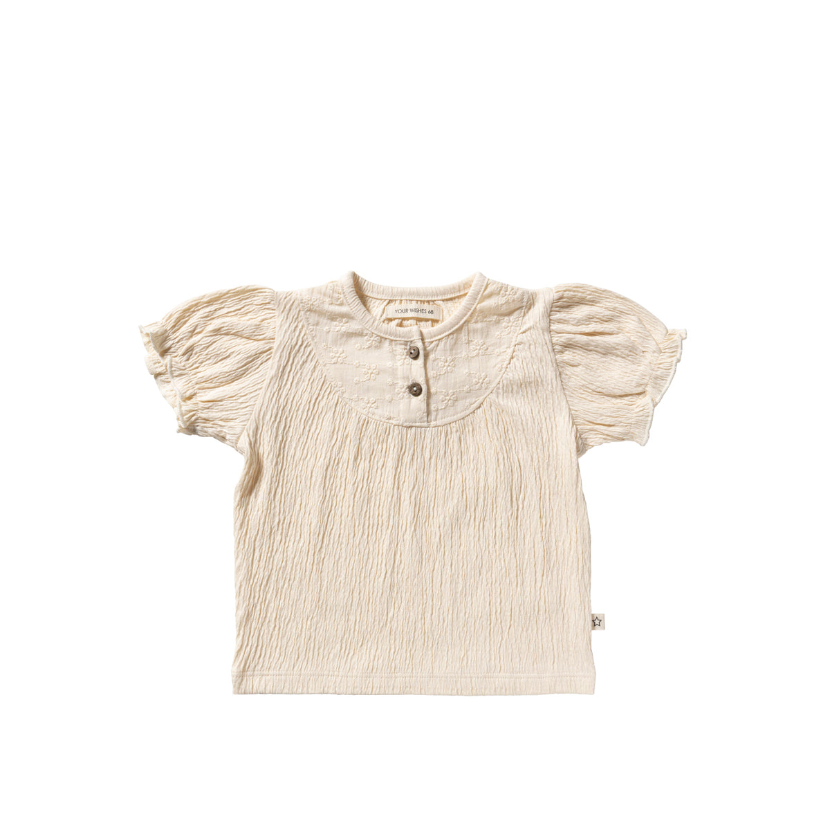 Wavy | Puff sleeve top
