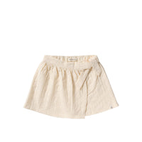 Broderie | Wrap skort | White swan