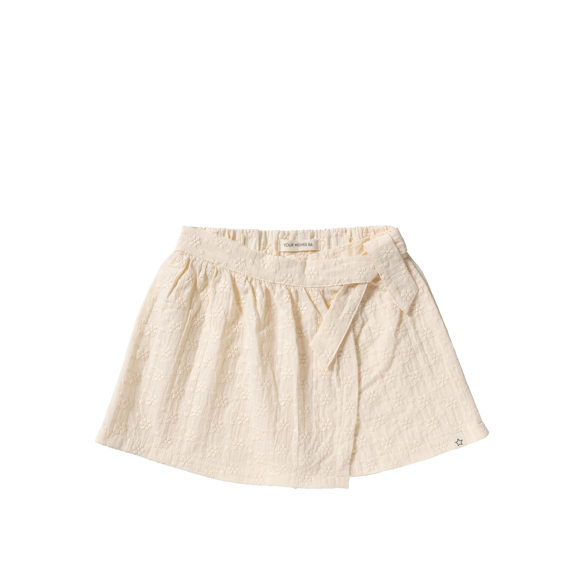 Broderie | Wrap skort | White swan