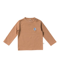 Longsleeve Solid | Indian tan