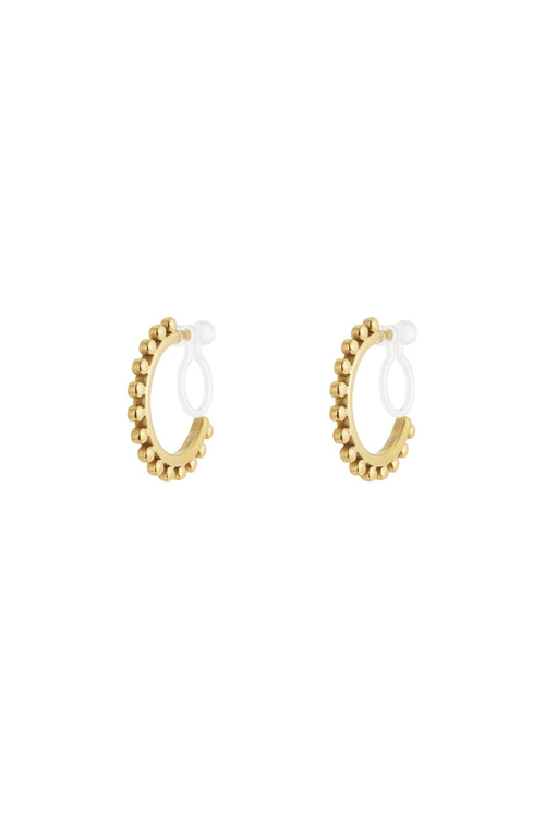 Bold Ring Clip Earrings