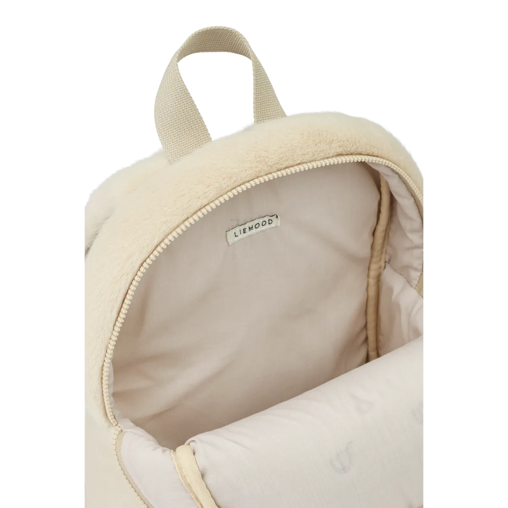 Kinder rugtas | Rabbit plush | Mist