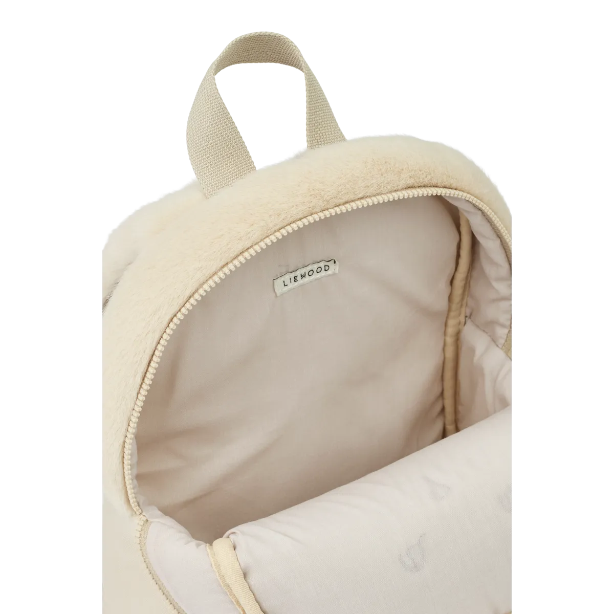 Kinder rugtas | Rabbit plush | Mist