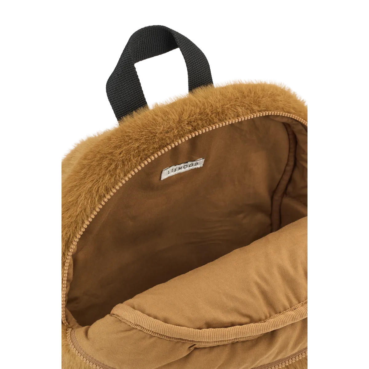 Kinder rugtas | Tiger plush | Golden caramel