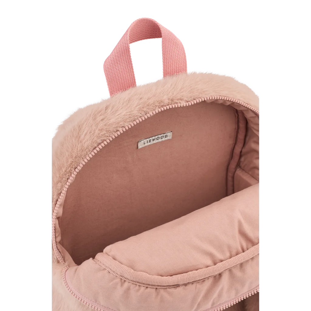 Kinder rugtas | Rabbit plush | Pale tuscany