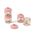 Tritan voedingsbakjes Dominique | 100 ml | Set van 4 | Cherry heart & rosey