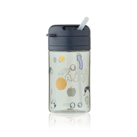 Tritan drinkbeker met rietje Pavia | Play & dusty peppermint