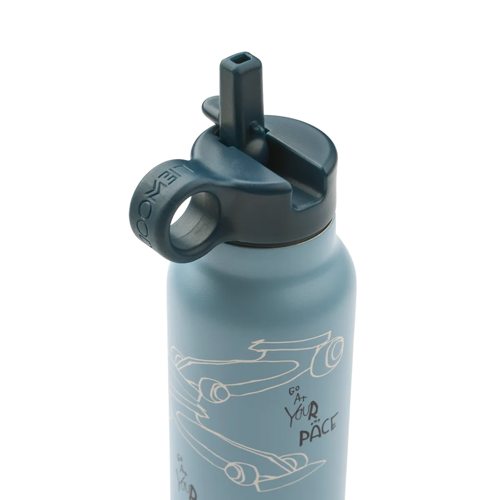 Drinkfles Falk | Race cars & beach blue