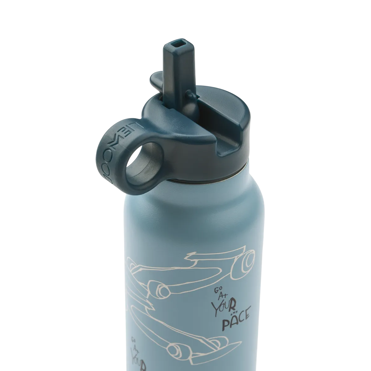 Drinkfles Falk | Race cars & beach blue