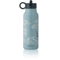 Drinkfles Falk | Race cars & beach blue