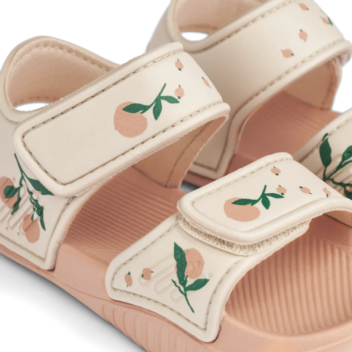 Pre-order | Blumer sandalen | Peach & sea shell