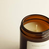 Geurkaars in glazen pot | Dark amber