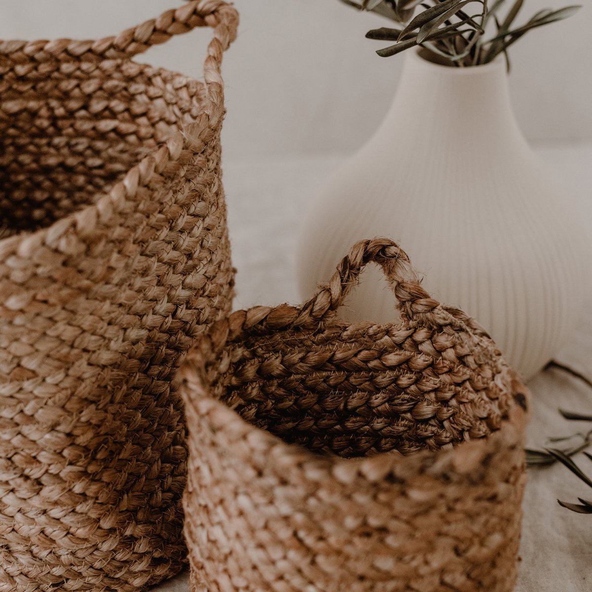 Jute hangmandje | Ø 15 cm