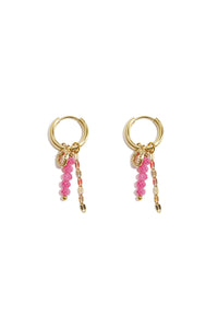 Love on top charm earrings