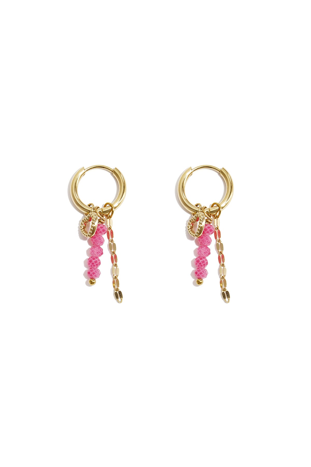 Love on top charm earrings