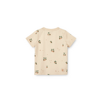 Pre-order | Shortsleeve t-shirt Apia | Peach & sea shell