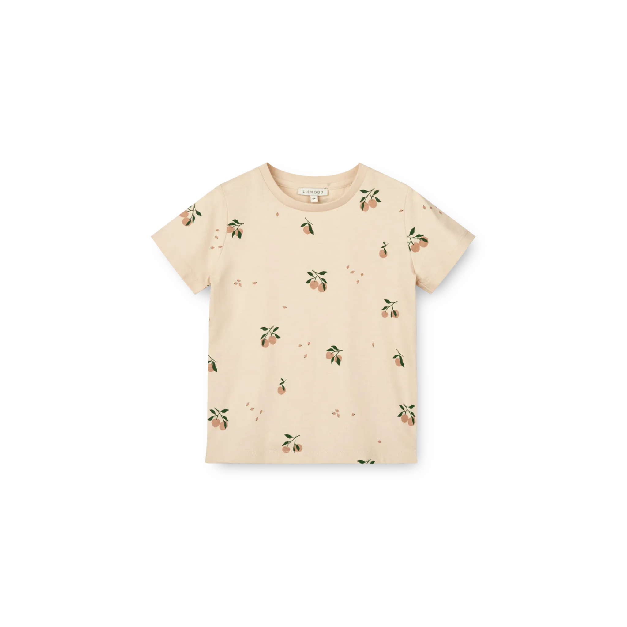 Pre-order | Shortsleeve t-shirt Apia | Peach & sea shell