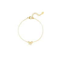 Pre-order | Armband | Bow life | Goud