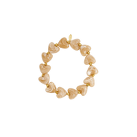 Pre-order | Armband | Chunky hearts | Beige